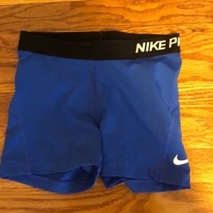 Nike Pro spandex shorts.